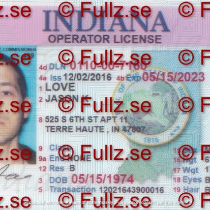 Driver's license for online verification